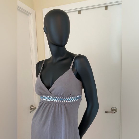 Grey Cocktail Dress - Picture 3 of 6